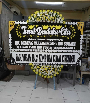 Papan Bunga Wedding Outdoor Cibinong